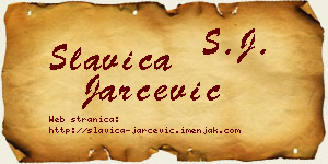 Slavica Jarčević vizit kartica
